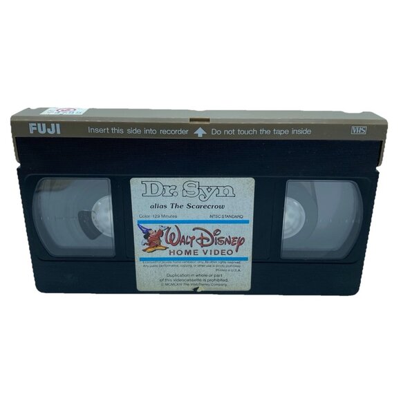 Walt Disney Dr. Syn Alias The Scarecrow VHS Clamshell Vintage Home Video 1964 - Picture 7 of 10